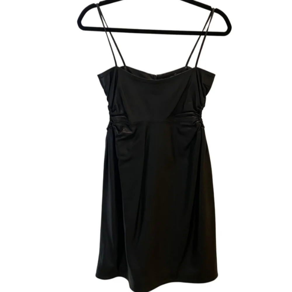 NWOT ROKH genuine leather dress